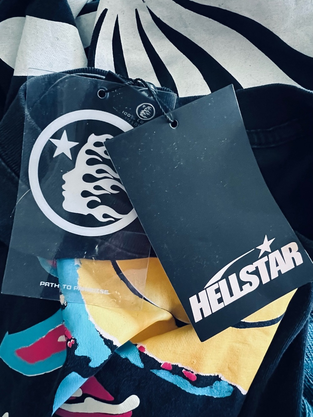 NWT Cap 10 2023 HELLSTAR Smiley Graphic Smile You’re in Paradise Black SZ M - Picture 11 of 13